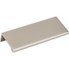 Elements By Hardware Resources 4" Overall Length Satin Nickel Edgefield Cabinet Tab Pull A500-4SN